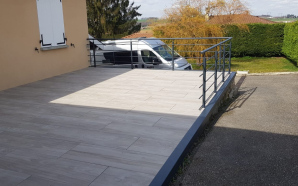 Terrasse en pavage dallage et terrasse sur plots 9235