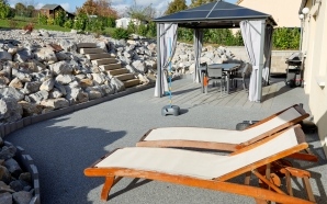 Terrasse en Boib, enrob  chaud, Hydrostar et Pav la couture9818