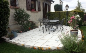 Terrasse en dallage3199