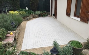 Terrasse en pav La Couture4051