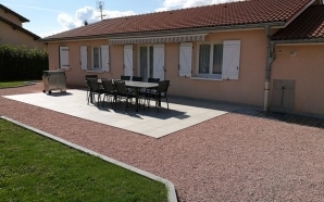 Terrasse en Alvostar et dallage5663