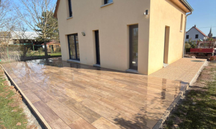 Chantier du mois - C�ramique effet bois