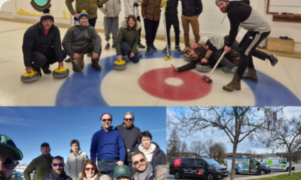 Une pause bien m�rit�e pour nos �quipes