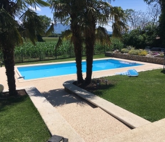 Plage de piscine