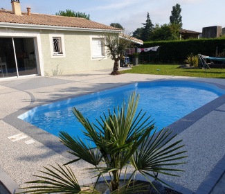 Plage de piscine