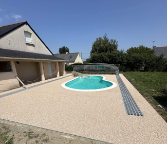 Plage de piscine