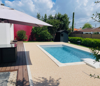 Plage de piscine
