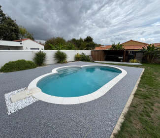 Plage de piscine