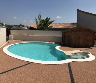 Plage de piscine