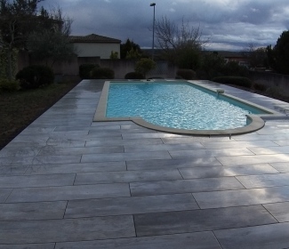 Plage de piscine