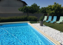 Amnagement Plage de piscine  Replonges