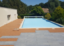 Amnagement Plage de piscine en Loir et Cher
