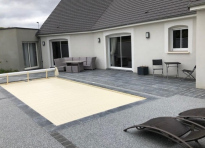 Am�nagement Plage de piscine en Loir et Cher