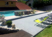 Am�nagement Plage de piscine � Saint-�tienne-de-Crossey