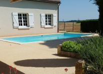 Am�nagement Plage de piscine � Dormelles
