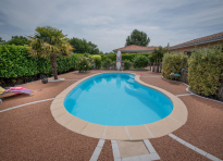 Amnagement Plage de piscine  Biscarrosse