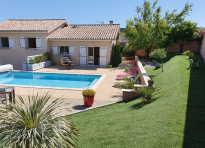 Amnagement Plage de piscine  Tersanne