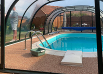 Aménagement Plage de piscine à Deulémont