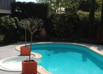 Am�nagement Plage de piscine � Mayenne