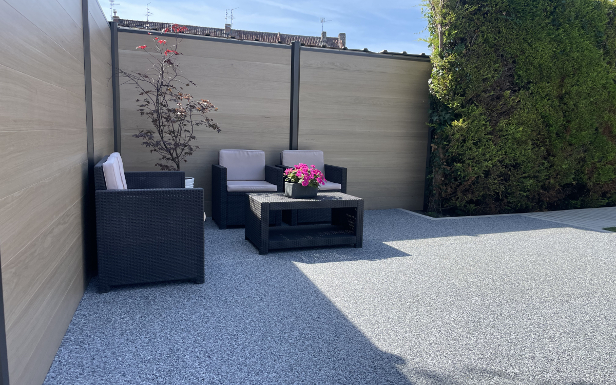 Plage de piscine en Hydrostar