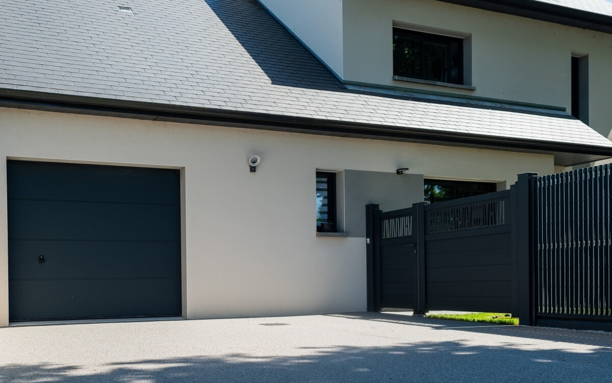 Alle de garage Hydrostar et terrasse dallage grs crame