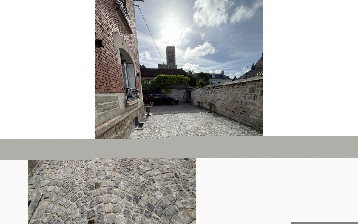 Cour en Alv�ostar� et  pavage