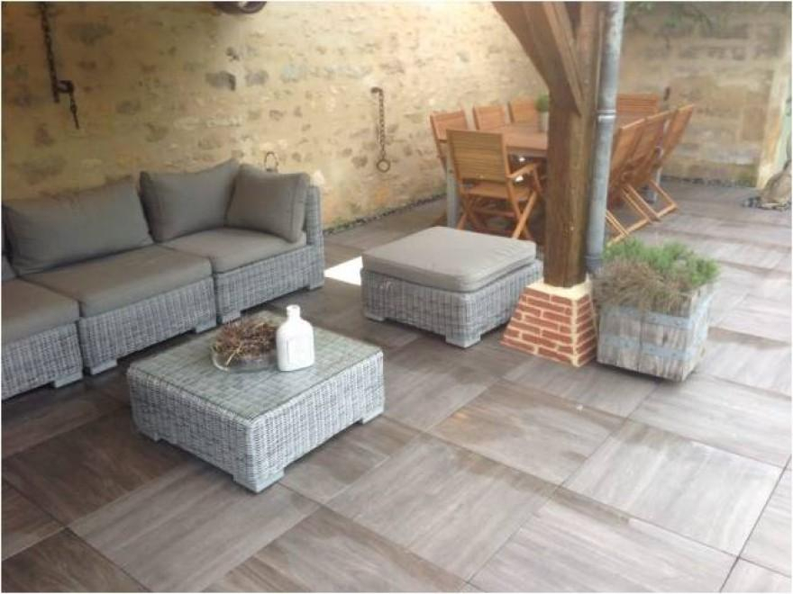 Terrasse sur plots Grs Cram