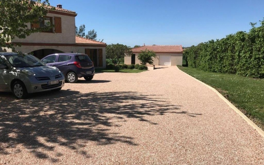 Projet d'am�nagement de Cour en Alv�ostar� � Verfeil