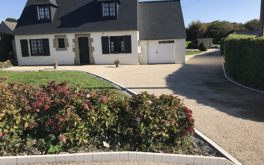 Chemin en Gravistar et Pav La Couture