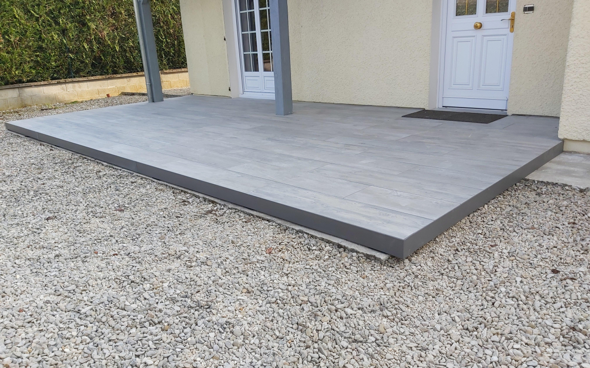 Terrasse en Dallage