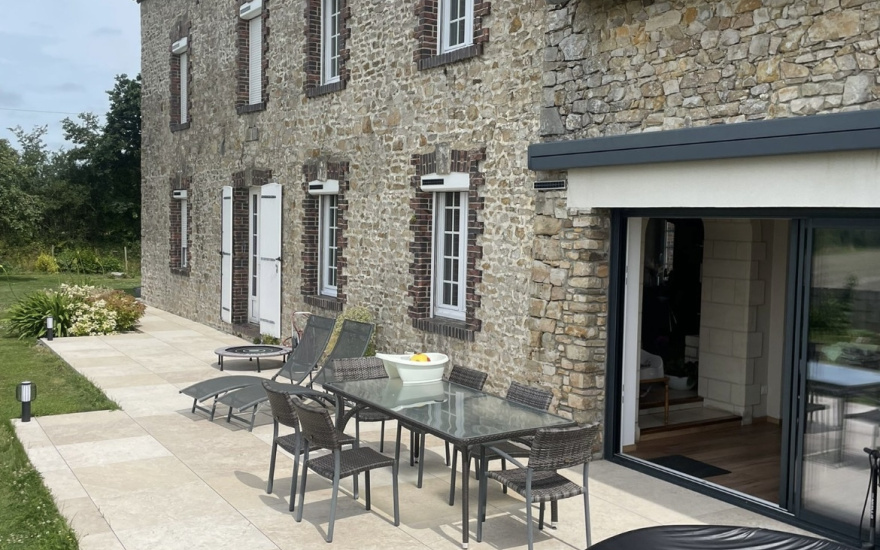 Terrasse en gr�s c�rame
