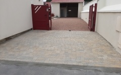 Entre de maison en Alvostar, Gravistar et Pav la couture