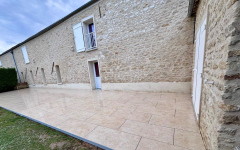 Terrasse en dallage sur plots