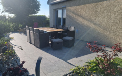 Terrasse en dallage sur plots