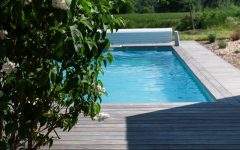 Terrasse en dallage pavage et grs crame