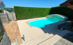 Plage de piscine en Hydrostar