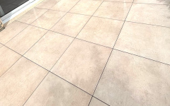 Terrasse en grs crame