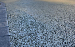 Alle de garage en bton decoratif