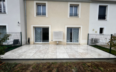 Terrasse en dallage sur plots