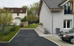 Cour enrob noir  chaud