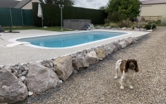 Plage de piscine en Hydrostar